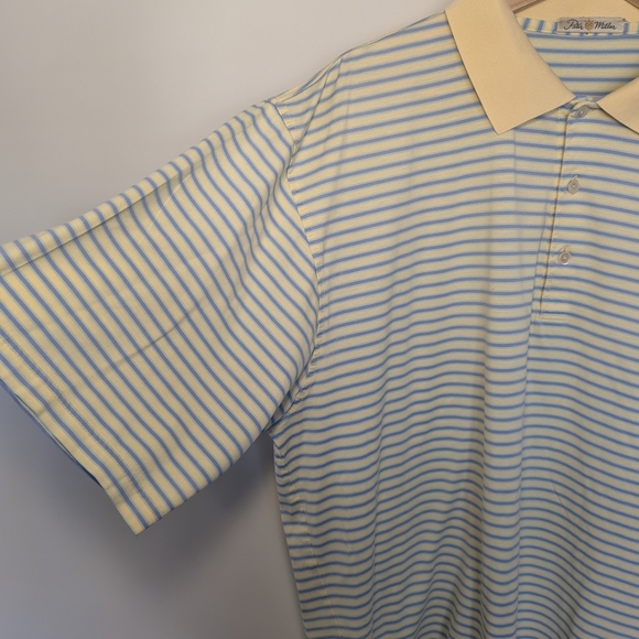 Peter Millar Mens Polo Extra Large Quail Hollow Country Club Golf Performance - Picture 5 of 9